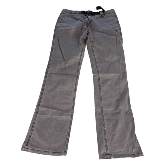 Gramicci Pants Womens Size 4 Gray Elastic Waist Belt Outdoor Hiking Gorpcore - Picture 1 of 11